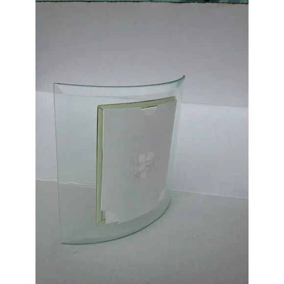 NIB Elegant Glass and Gold tone Picture Frame Decorated for Pic.W 3.5" x H 5.5" - Picture 2 of 11